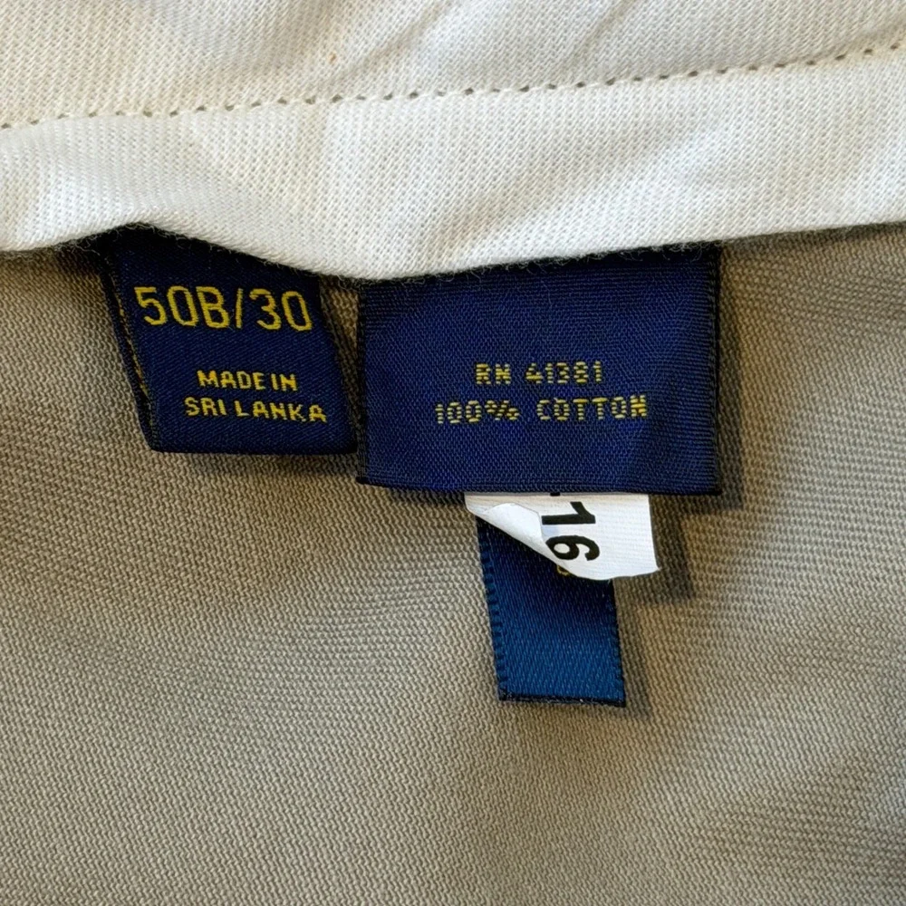 Polo Ralph Lauren Mens Hudson Tan Classic Fit Chino Pants 50BX30 NWT‎